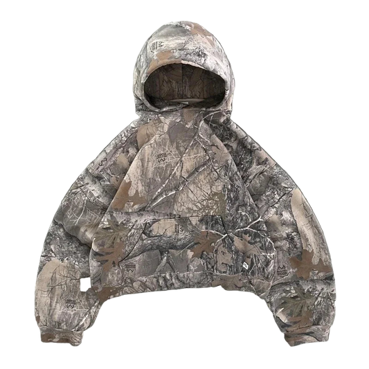 Y2K Retro Camo Hoodie