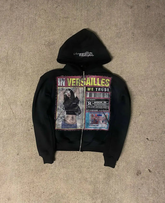 Retro Printed Y2K Hoodie
