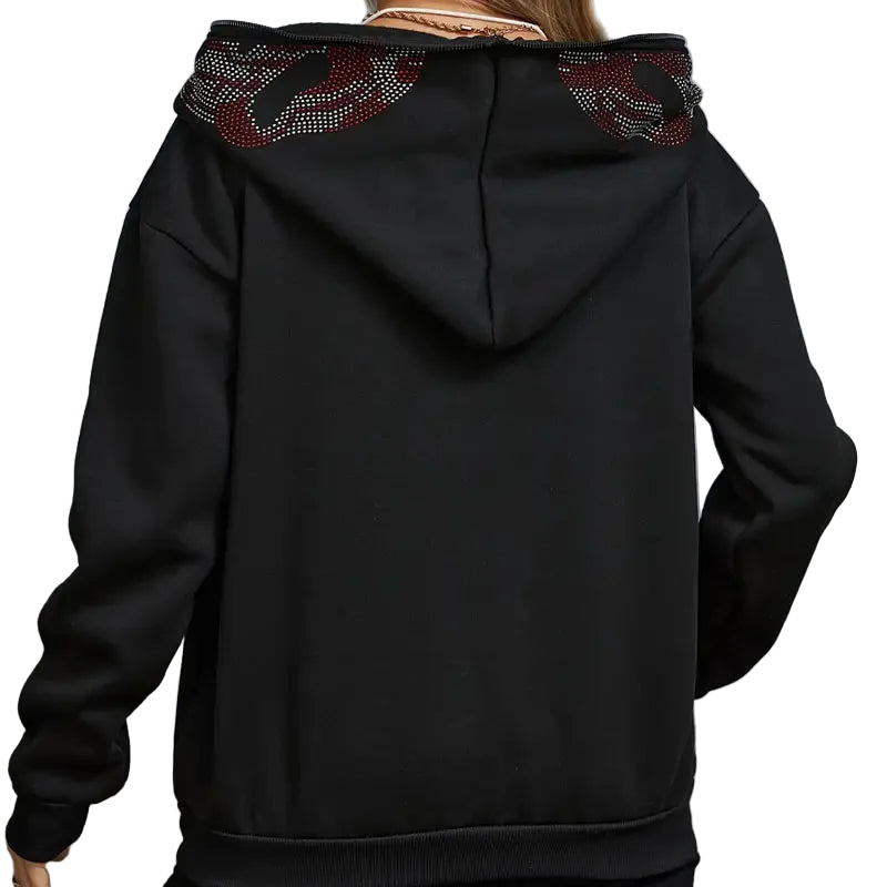 Women’s Y2K Style Zip-Up Hoodie