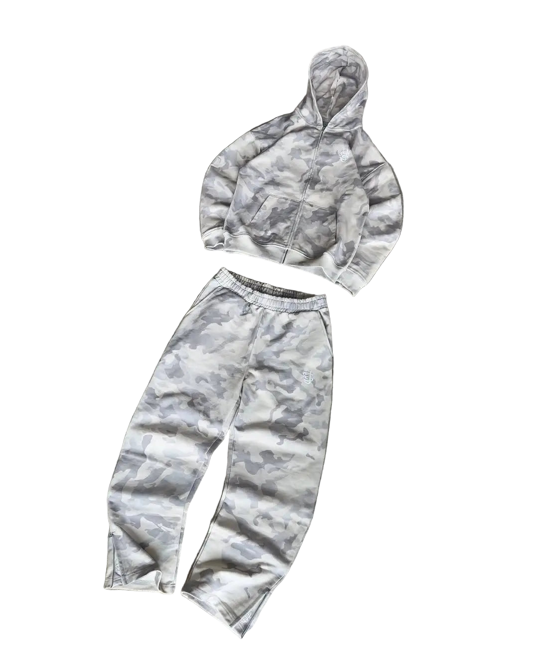 Y2K Camo Oversized Tracksuit Set