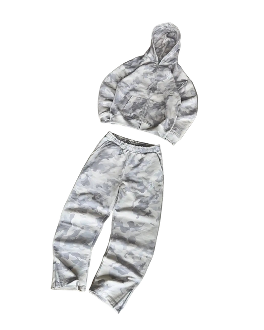 Y2K Camo Oversized Tracksuit Set