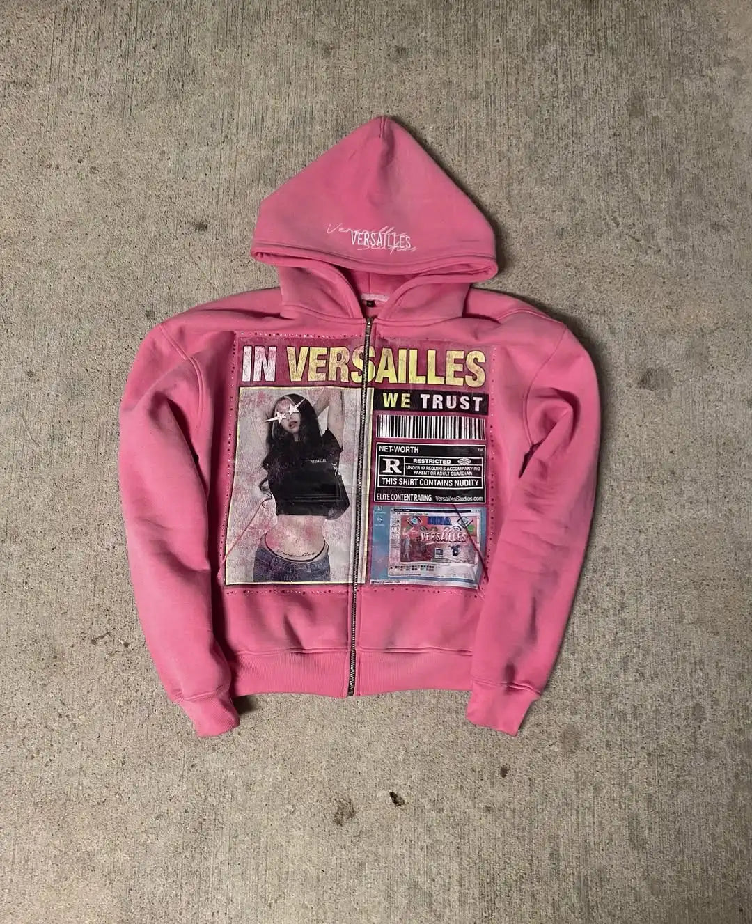 Retro Printed Y2K Hoodie