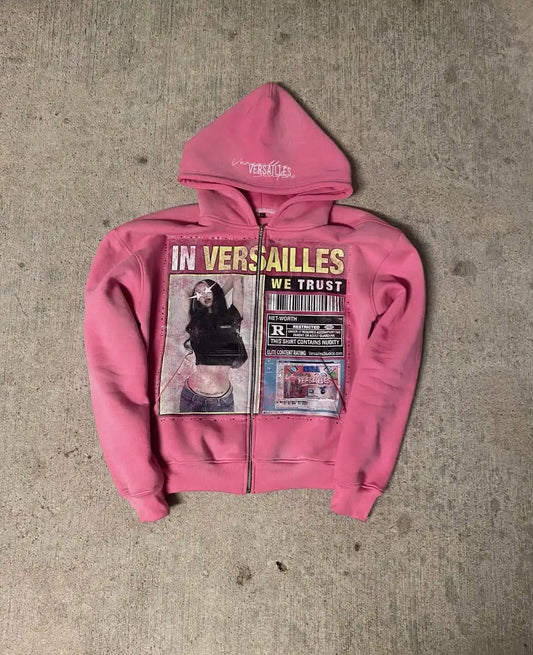 Retro Printed Y2K Hoodie