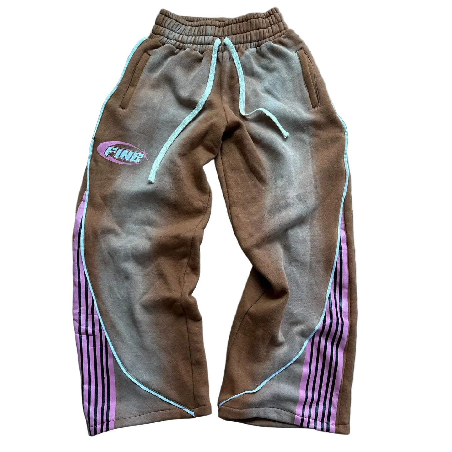 Y2K Striped Jogger Pants