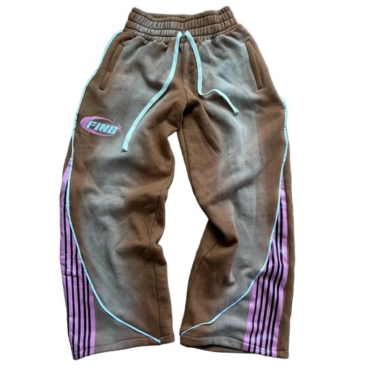 Y2K Striped Jogger Pants