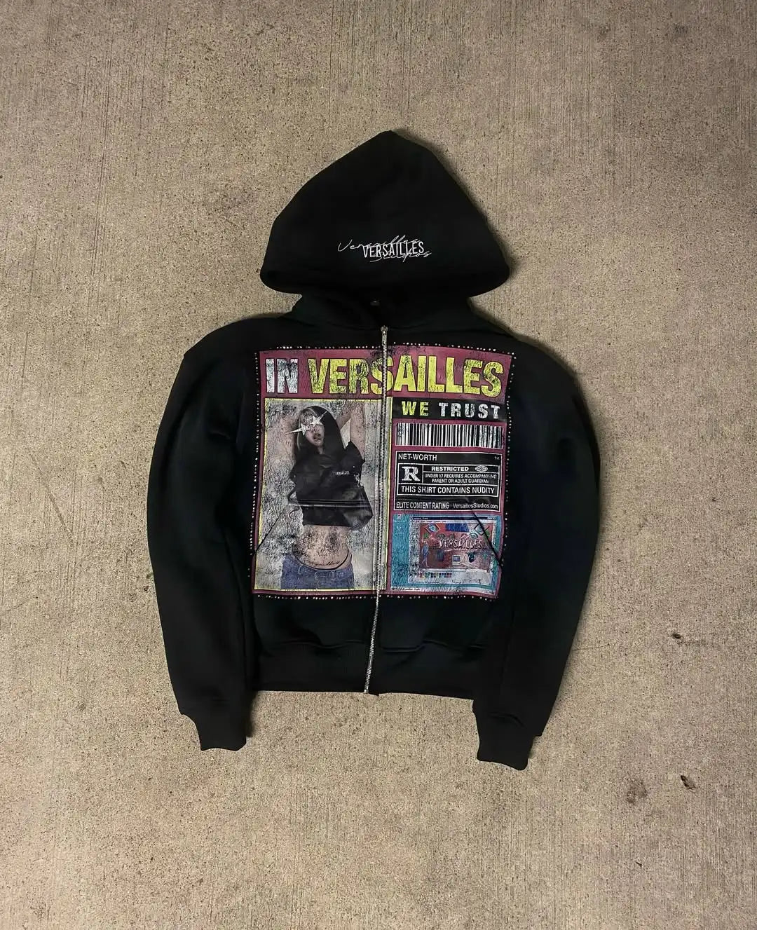 Retro Printed Y2K Hoodie