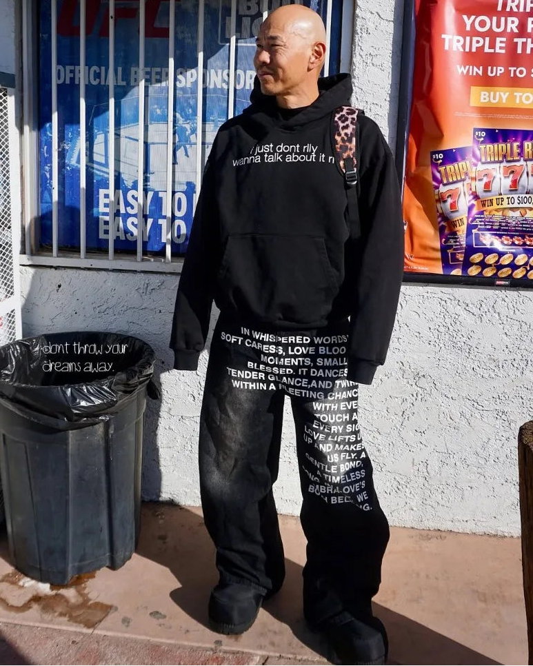 Y2K Vintage Letter Baggy Jeans – Streetwear Casual